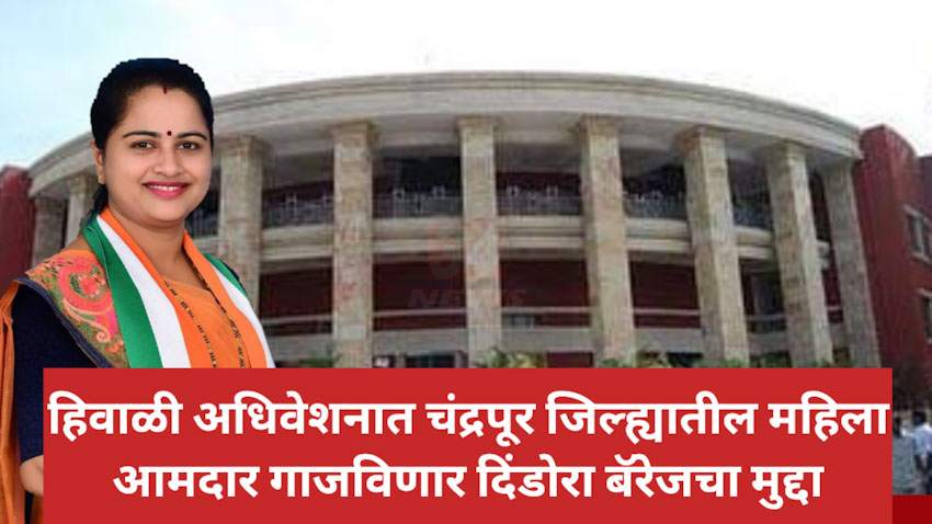 हिवाळी अधिवेशनात चंद्रपूर जिल्ह्यातील महिला आमदार गाजविणार दिंडोरा बॅरेजचा मुद्दा