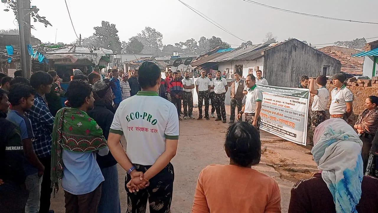 “बिबट समस्यांमुक्त ग्राम योजना” राबविण्यासाठी जुनोना गावात ‘बिबट-ग्राम-सत्याग्रह’ आंदोलन