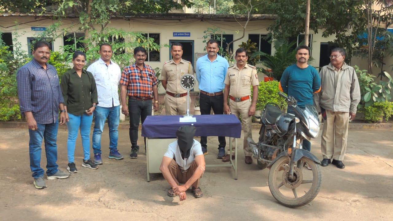 चंद्रपूर शहर पोलिसांनी पकडला जेष्ठ चोर