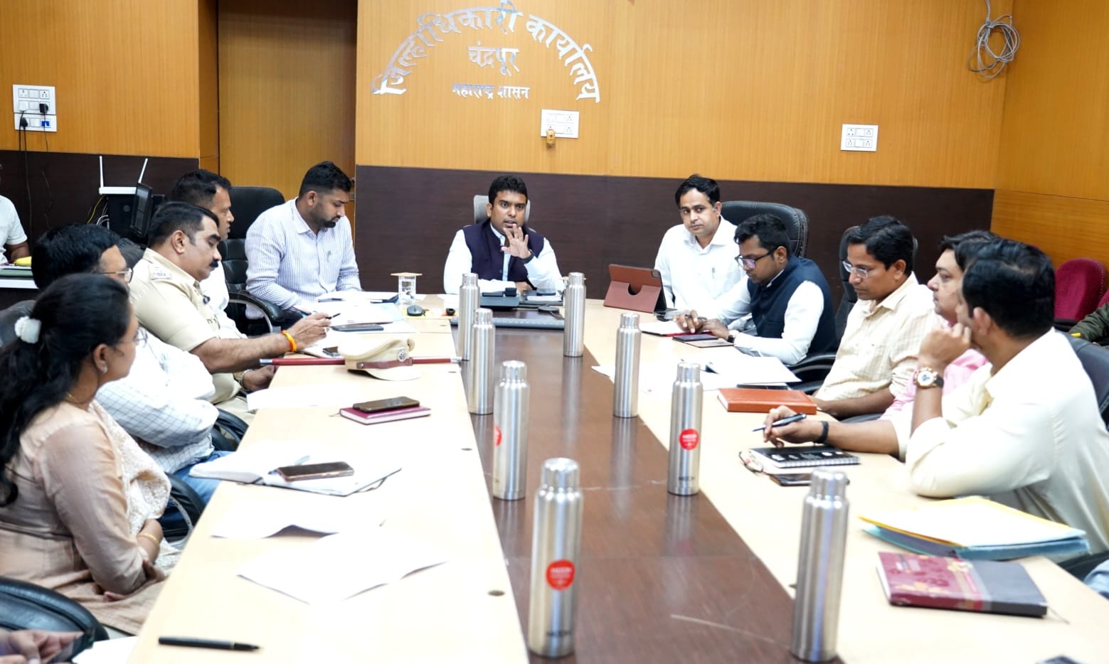 चंद्रपुरातील राष्ट्रीय क्रीडा स्पर्धा यशस्वीपणे पार पाडण्यासाठी विविध समित्यांची स्थापना